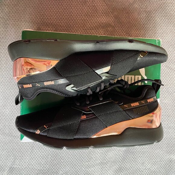 NIB Puma Muse X-2 Metallic Women's Size 9 - Picture 1 of 6